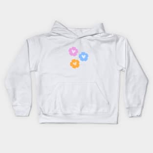 Flowers with Love Kids Hoodie